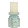 Ceramic Pale Ocean Urchin Texture Pillar Holder